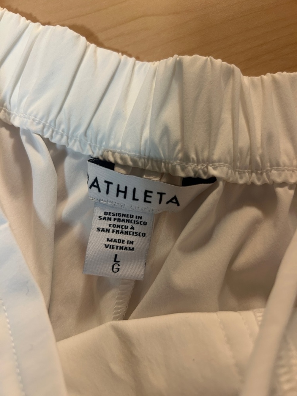 Athleta BLACK Poplin Drawstring Shorts - Picture 4 of 6